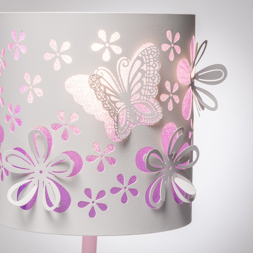 ONLI - Kleine kinderlamp TITILLA 1xE14/6W/230V 22 cm paars/wit