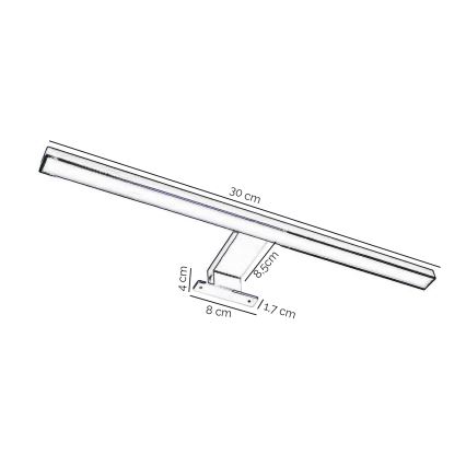 ONLI - LED Badkamer spiegelverlichting NEMO LED/4,5W/230V 4000K 30 cm IP44 glanzend chroom