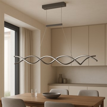 ONLI - LED Hanglamp aan een koord DNA LED/24W/230V 4000K zilver