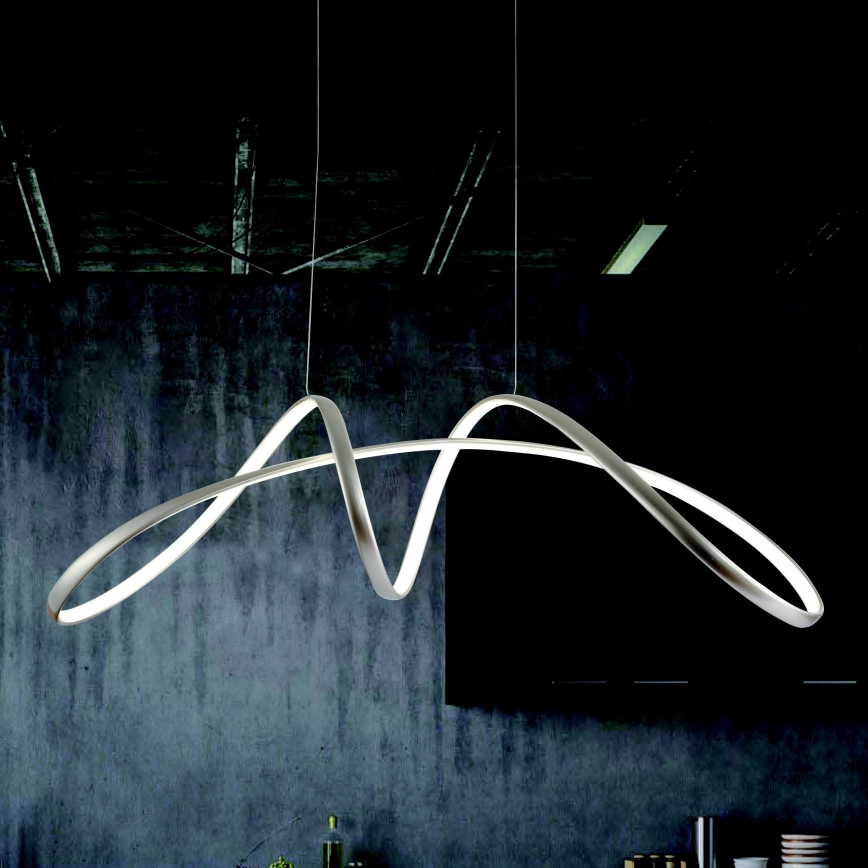 ONLI - LED Hanglamp aan een koord INFINITY LED/50W/230V 4500K mat chroom