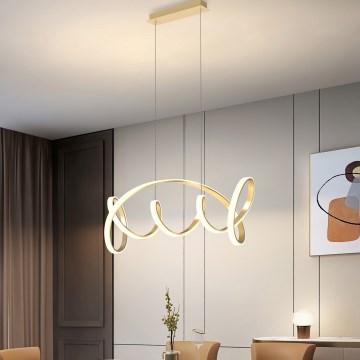 ONLI - LED Hanglamp aan een koord KIRA LED/60W/230V 4000K goud
