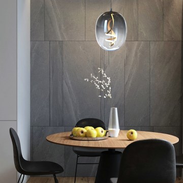 ONLI - LED Hanglamp aan een koord LILLY LED/12W/230V 4000K zwart