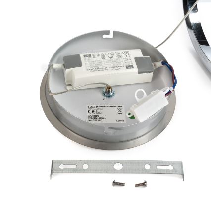 ONLI - LED Hanglamp aan een koord LOOP LED/40W/230V 4000K glanzend chroom