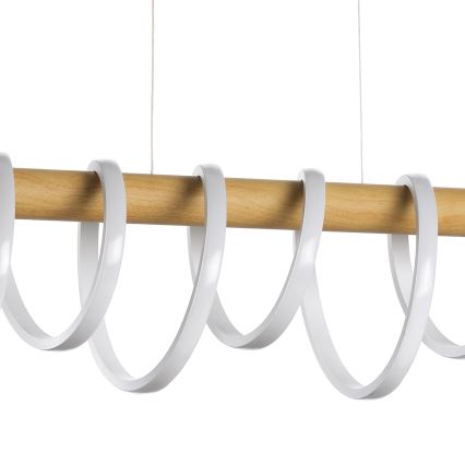 ONLI - LED Hanglamp aan een koord NILO LED/70W/230V 4000K bruin/wit