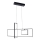 ONLI - LED Hanglamp aan een koord SQUID LED/60W/230V 4000K zwart