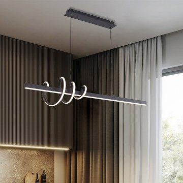 ONLI - LED Hanglamp aan een koord SWING LED/30W/230V 4000K zwart