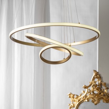 ONLI - LED-hanglamp aan kabel NOELIA LED/40W/230V goud