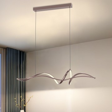 ONLI - LED-kroonluchter met kabel KELLY LED/28W/230V koperkleurig