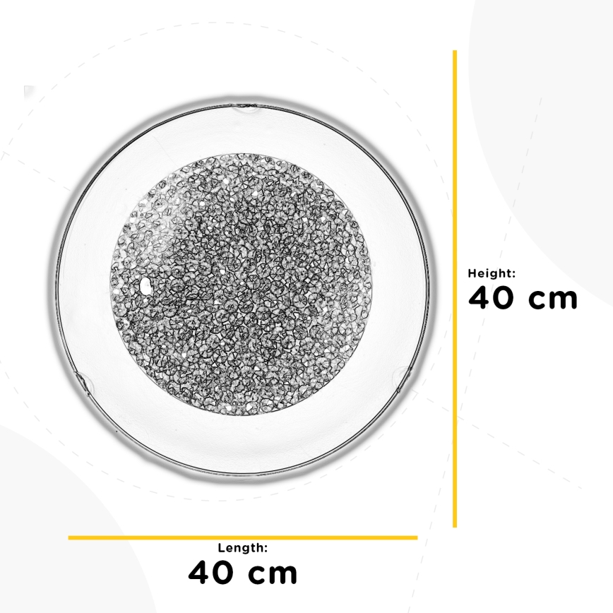 ONLI - LED plafondlamp BRILL LED/18W/230V 4000K diameter 40 cm