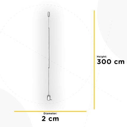 ONLI - LED Vloerlamp SIRILLA LED/20W/230V zwart
