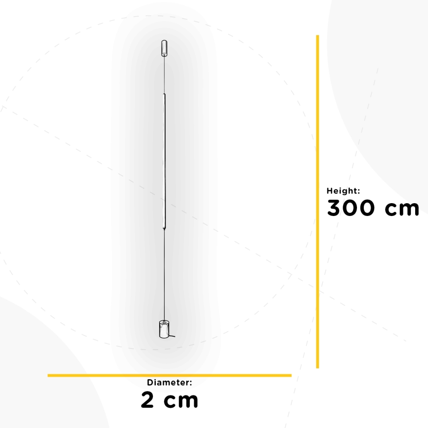 ONLI - LED Vloerlamp SIRILLA LED/20W/230V zwart