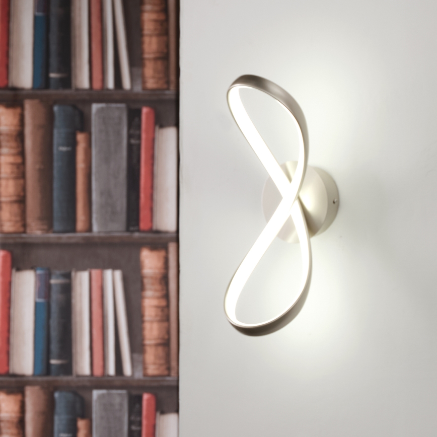 ONLI - LED wand verlichting INFINITY LED/15W/230V 4500K mat chroom