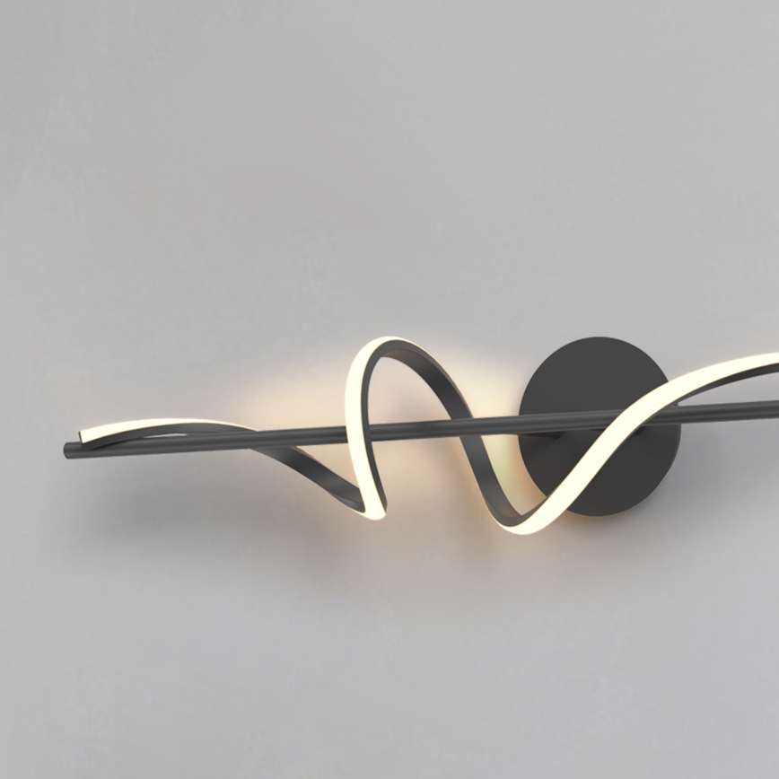 ONLI - LED wand verlichting TWIST LED/25W/230V 4000K zwart