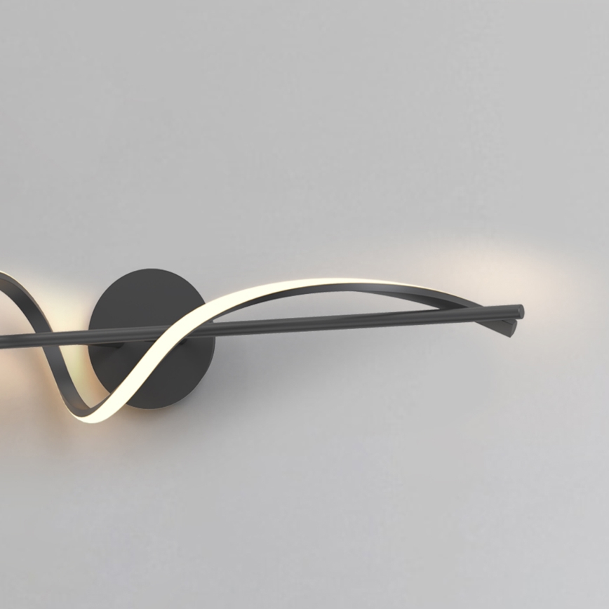 ONLI - LED wand verlichting TWIST LED/25W/230V 4000K zwart