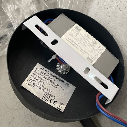 ONLI - LED wand verlichting TWIST LED/6W/230V 4000K zwart