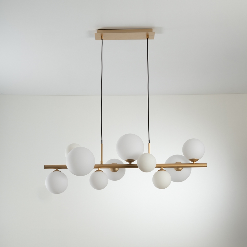 ONLI - PALOMA kroonluchter aan kabel, 10x G9, 3W, 230V, goudkleurig