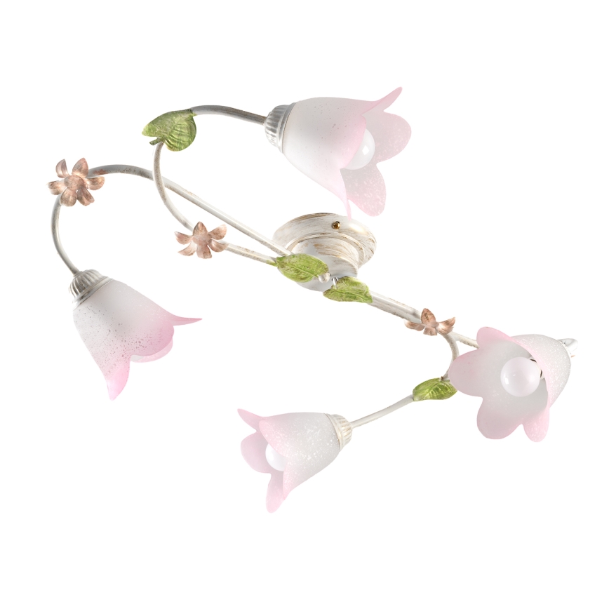 ONLI - Plafondlamp BOTTON DORO 4xE14/6W/230V