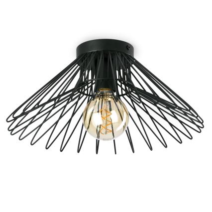ONLI - Plafondlamp DUCCIO 1xE27/22W/230V diameter 40 cm zwart
