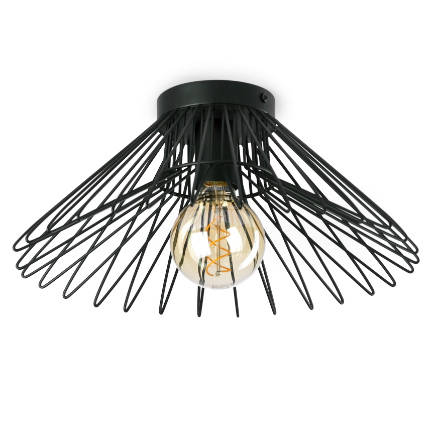 ONLI - Plafondlamp DUCCIO 1xE27/22W/230V diameter 40 cm zwart