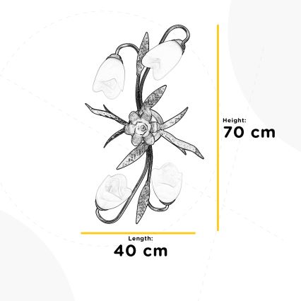 ONLI - Plafondlamp SONIA 4xE14/6W/230V