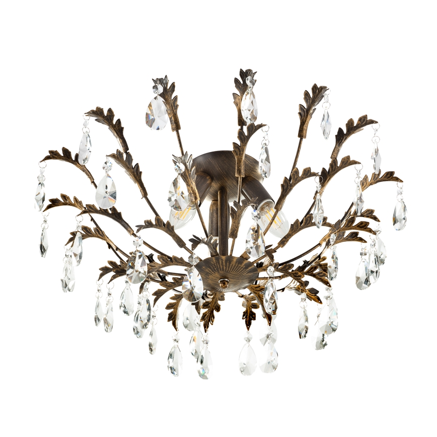 ONLI - Plafondlamp TERESA 3xE14/6W/230V brons