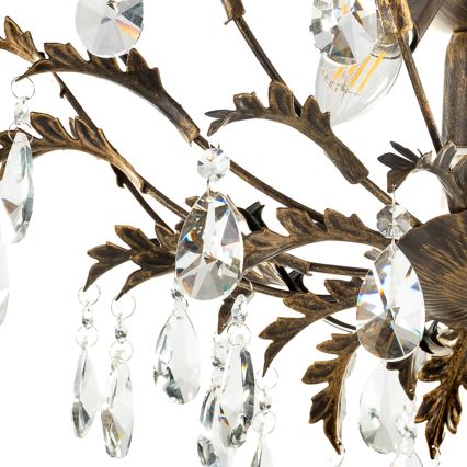 ONLI - Plafondlamp TERESA 3xE14/6W/230V brons