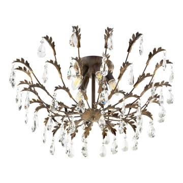 ONLI - Plafondlamp TERESA 5xE14/6W/230V brons