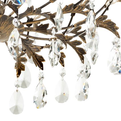 ONLI - Plafondlamp TERESA 5xE14/6W/230V brons