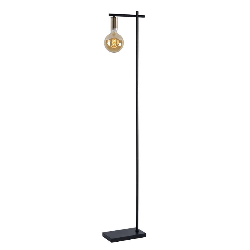 ONLI - Staande Lamp CROSS 1xE27/22W/230V zwart/messing