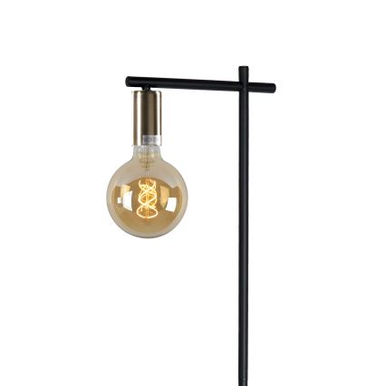 ONLI - Staande Lamp CROSS 1xE27/22W/230V zwart/messing
