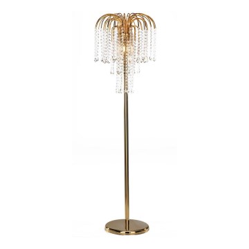 ONLI - Staande lamp PIOGGIA 3xE14/6W/230V goudkleurig