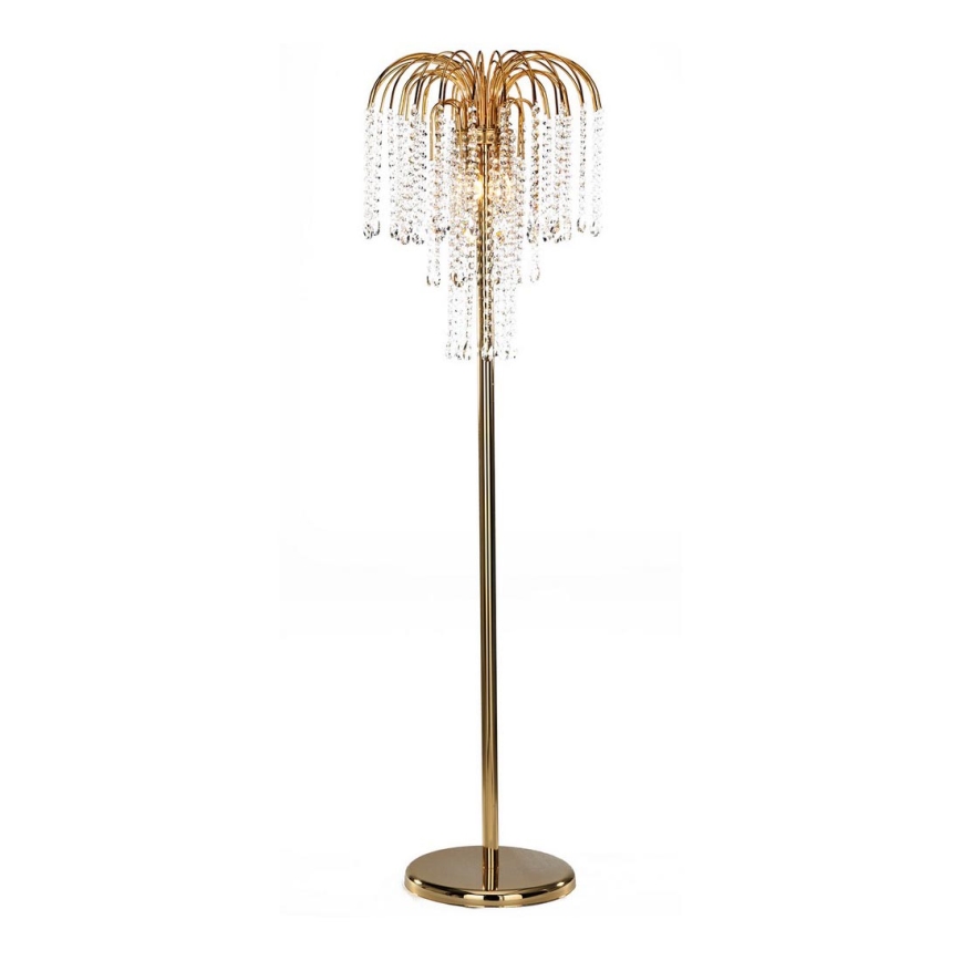 ONLI - Staande lamp PIOGGIA 3xE14/6W/230V goudkleurig