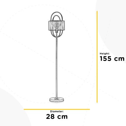 ONLI - Staande Lamp QUOKKA 1xE27/22W/230V