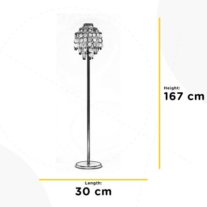 ONLI - Staande Lamp RUBEN 2xE27/22W/230V