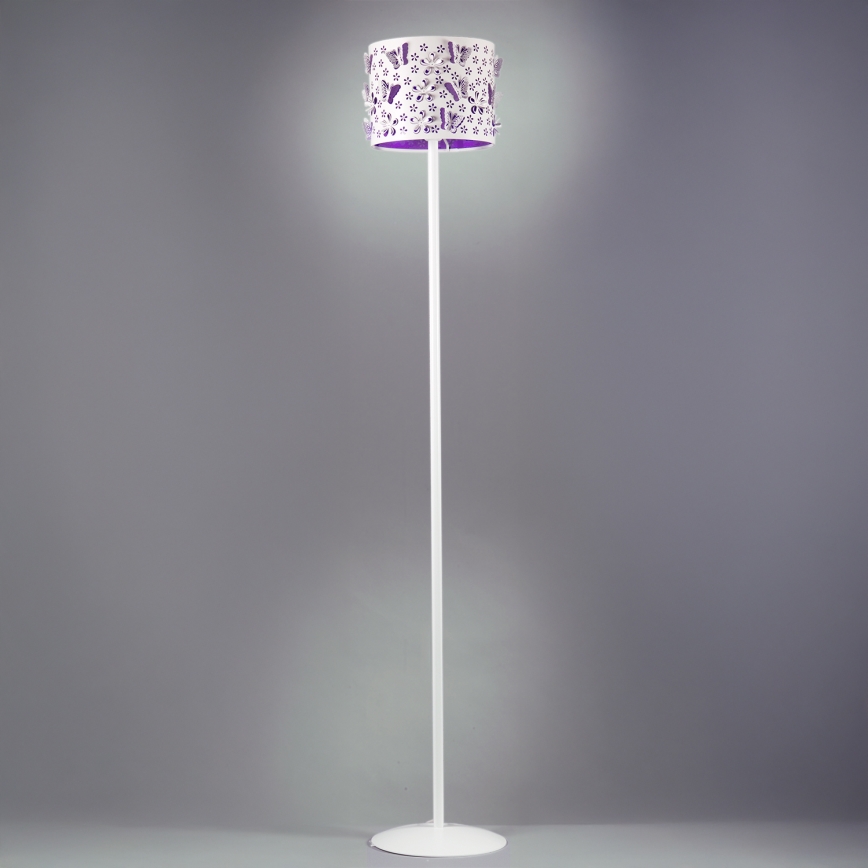 ONLI - Staande Lamp TITILLA 1xE27/22W/230V paars/wit