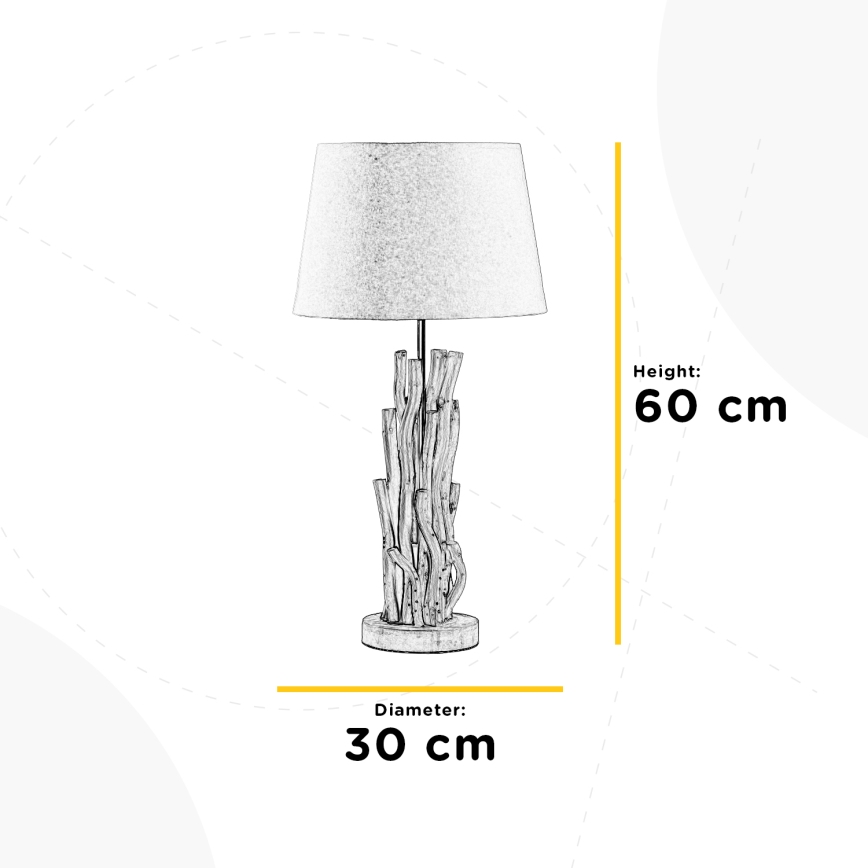 ONLI - Tafellamp AGAR 1xE27/22W/230V 60 cm