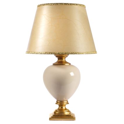 ONLI - Tafellamp AMADEUS 1xE27/15W/230V 72 cm beige/goud