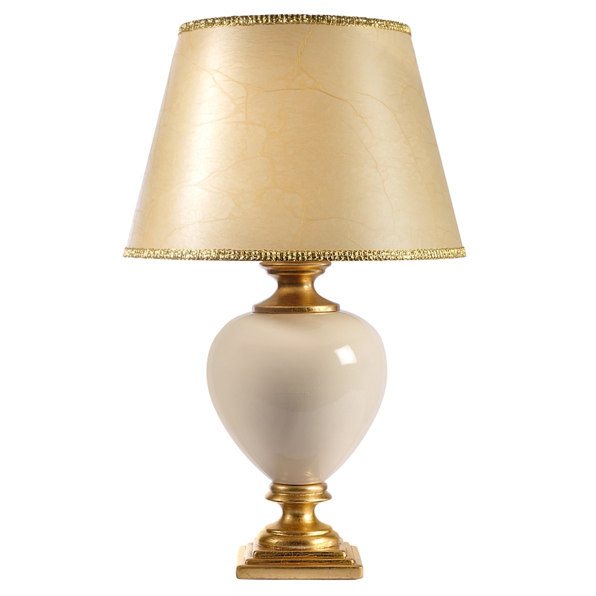 ONLI - Tafellamp AMADEUS 1xE27/15W/230V 72 cm beige/goud