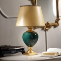 ONLI - Tafellamp AMADEUS 1xE27/15W/230V 72 cm groen/goud
