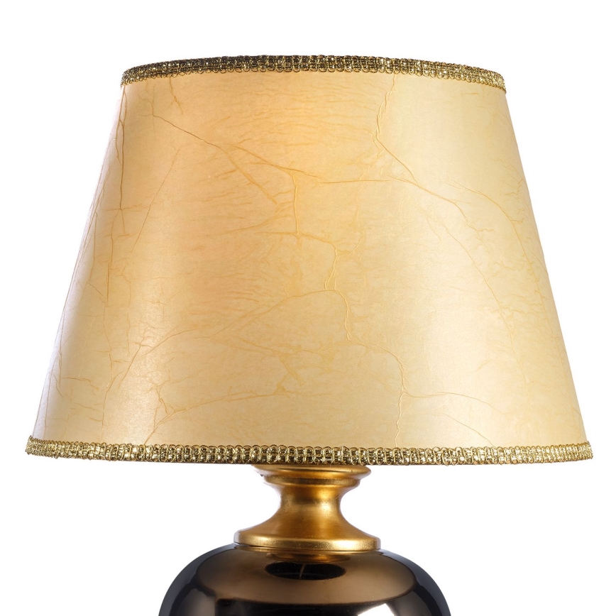 ONLI - Tafellamp AMADEUS 1xE27/15W/230V 72 cm zwart/goud