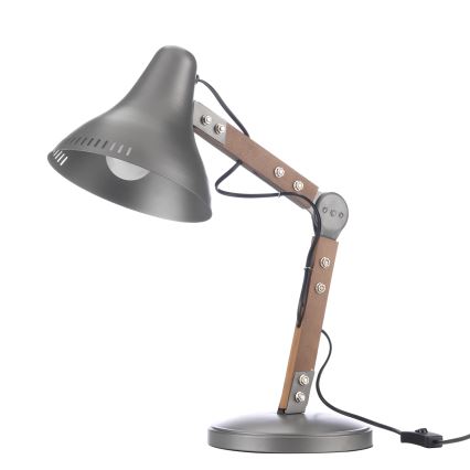 ONLI - Tafellamp ARCHITETTO 1xE27/22W/230V 62 cm grijs/bruin