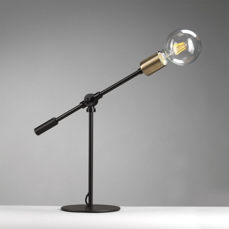 ONLI - Tafellamp ASTE 1xE27/15W/230V 45 cm zwart/goud