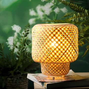 ONLI - Tafellamp BAMBOO 1xE27/22W/230V bamboe