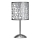ONLI - Tafellamp BRUCE 1xE27/15W/230V 40 cm mat chroom