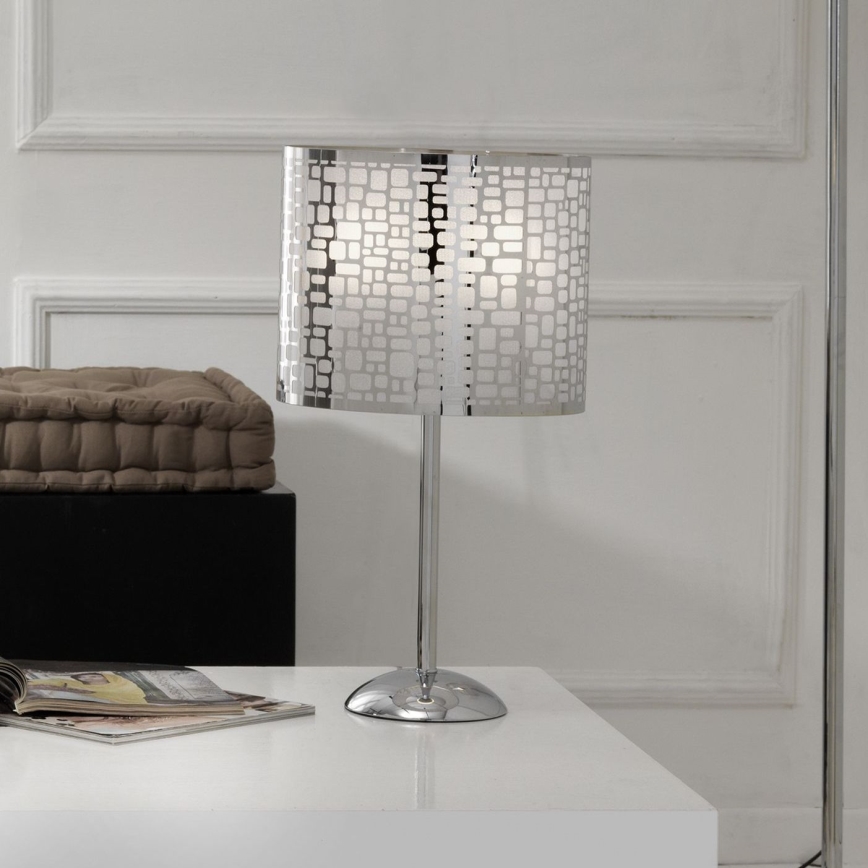 ONLI - Tafellamp BRUCE 1xE27/15W/230V 52 cm mat chroom