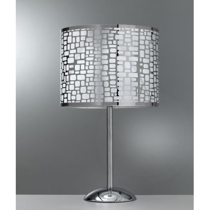 ONLI - Tafellamp BRUCE 1xE27/15W/230V 52 cm mat chroom