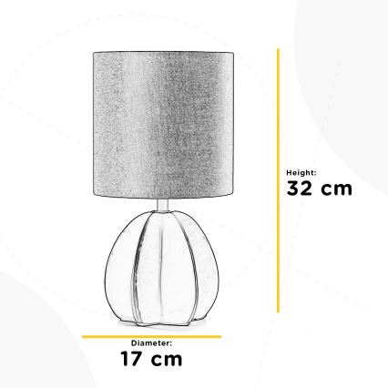 ONLI - Tafellamp CARAMBOLA 1xE14/6W/230V bruin