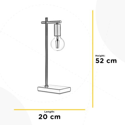 ONLI - Tafellamp CROSS 1xE27/22W/230V 52 cm