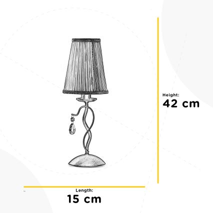 ONLI - Tafellamp DELIA 1xE14/6W/230V 42 cm