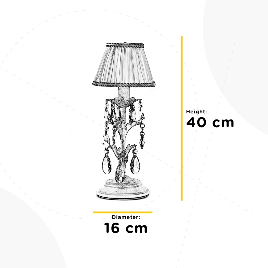 ONLI - Tafellamp KAREN 1xE14/6W/230V goud